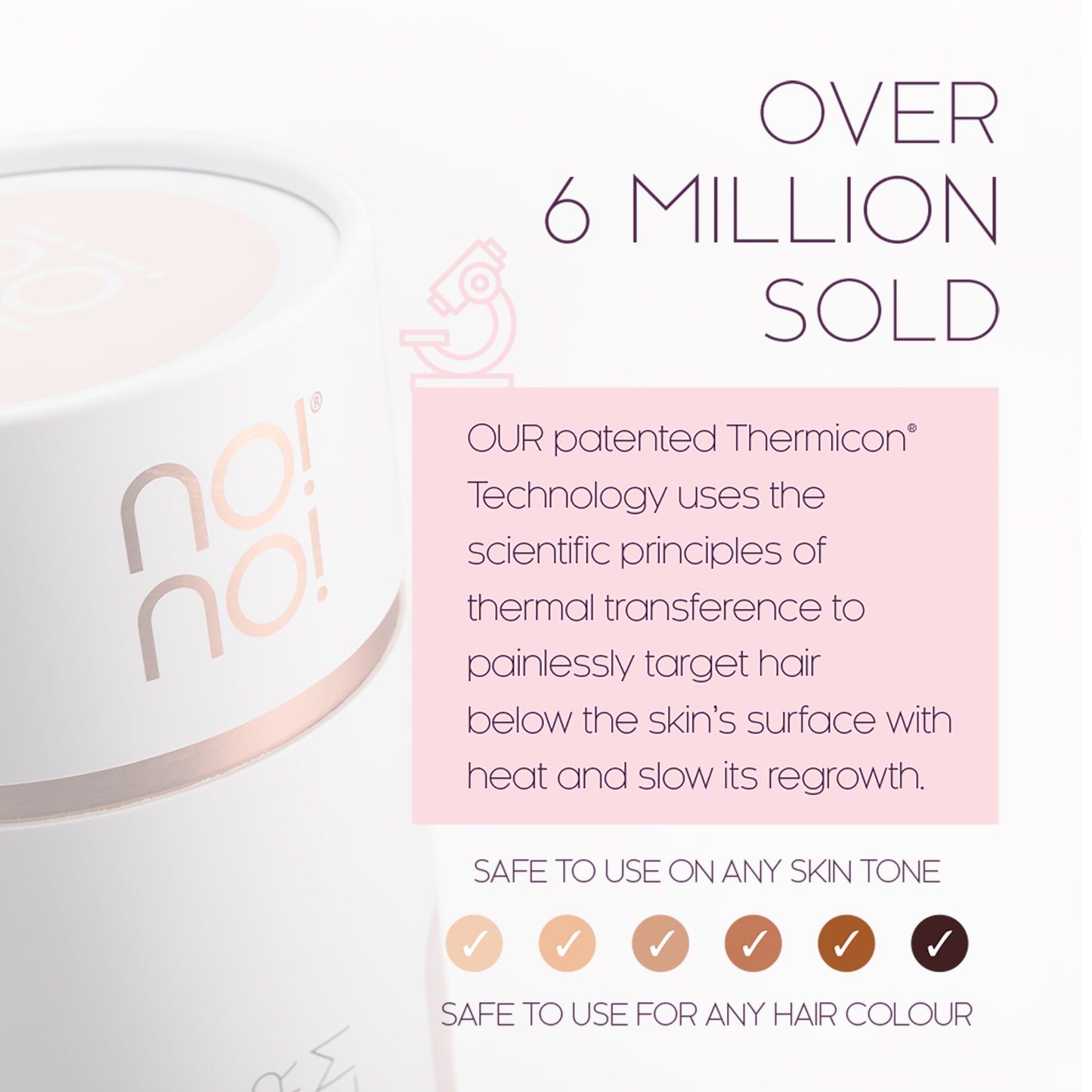BACK IN STOCK no!no!® Micro Pink SOFT TOUCH