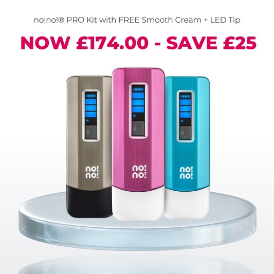 no!no!® PRO Kit with FREE Smooth Cream + LED Tip